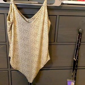Cheetah print body suit